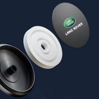 Land Rover luchtverfrisser zilver